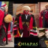 Vestimenta del Parachico. Máscara, montera, chinchín, sarape, listones.
